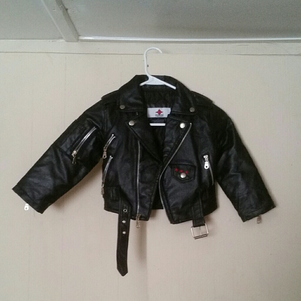 Nwot Toddler biker jacket